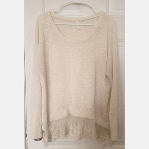 🌼 cream light weight sweater